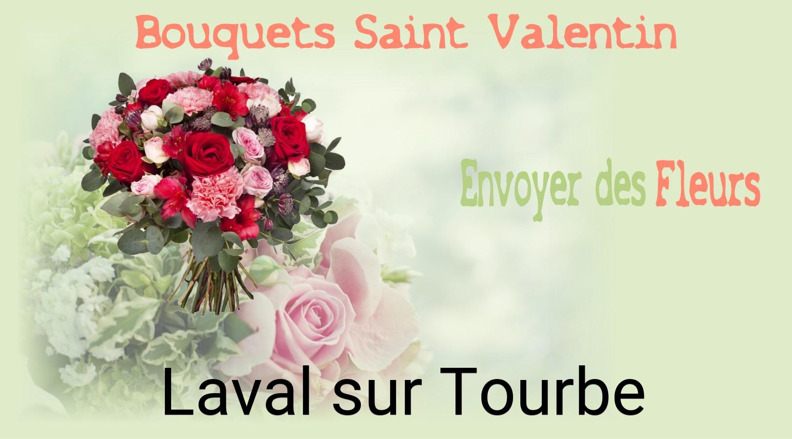 Roses de Saint-Valentin livrées à Laval-sur-Tourbe